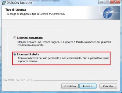 daemon installazione daemon installazione 400x307 Daemon Tools Creare lettore CD/DVD Virtuale