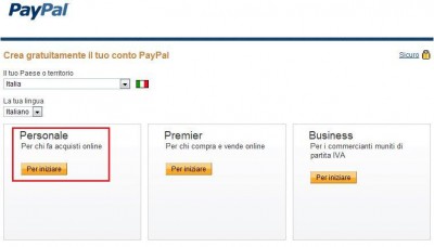 paypal registrazione 1 400x228 PayPal – Acquistare Online in Sicurezza anche senza Carta di Credito
