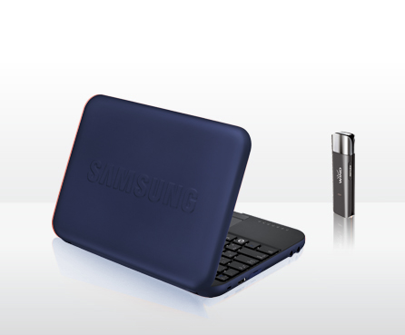 SamsungN310Blue+x200chr Netbook Samsung N310 + Chiavetta X200 Chrome a 229€ in Sottocosto