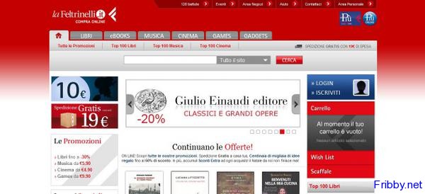Libreria Online laFeltrinelli.it: Fino a 15€ di Sconto! feltrinelli gennaio Libreria Online laFeltrinelli.it: Fino a 15€ di Sconto!