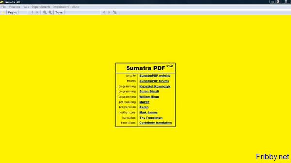 sumatraPDF Sumatra PDF – Leggerissimo Lettore PDF Open Source
