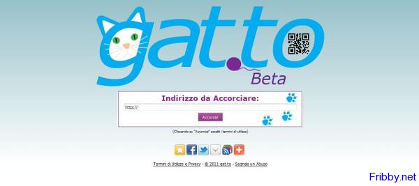 gatto url shortener Gat.to   Accorciatore di Indirizzi Internet