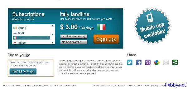 cheapvoip cheapvoip CheapVoip: Chiamate Voip ad un Piccolo Abbonamento Mensile
