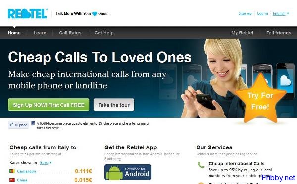 rebtel rebtel Rebtel Chiamate Voip in Tutto il Mondo