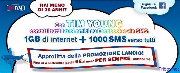 TIMYoung TIMYoung TIM Young Internet e SMS per Ragazzi