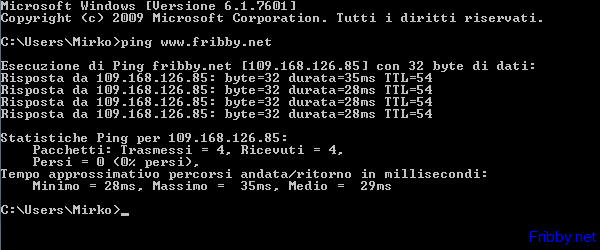 ping ping Cosè il PING?