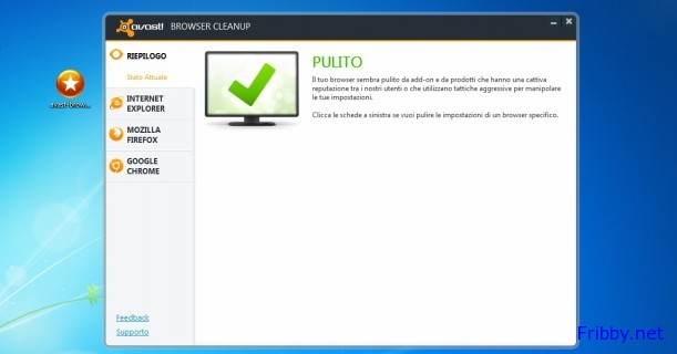 avast browser cleanup sistema pulito