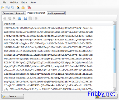 Password Generator - password avanzato