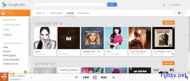 google play music unlimited browser web