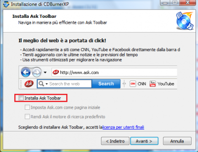 cdburnerxp in italiano scaricare