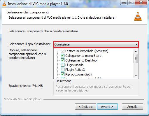 LETTORE MULTIMEDIALE VLC SCARICARE