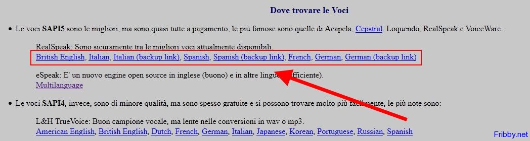 SCARICA VOCI LOQUENDO