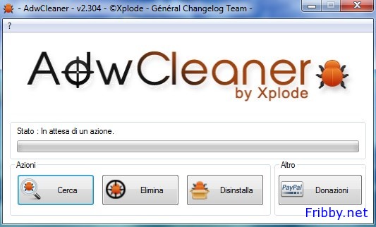 adwcleaner schermata principale