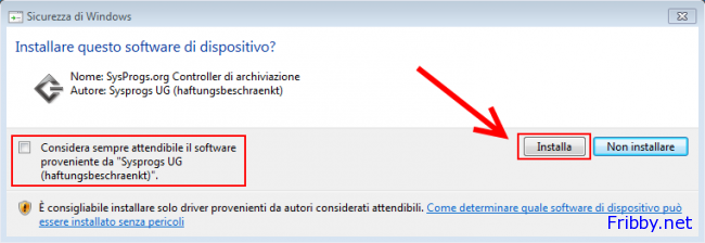 wincdemu installazione driver lettore virtuale