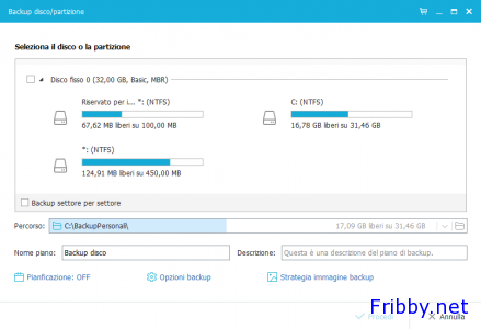 EASEUS Todo Backup backup disco o partizione