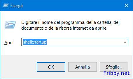 esegui cartella esecuzione automatica