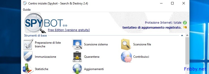 aggiornamento spybot scaricare