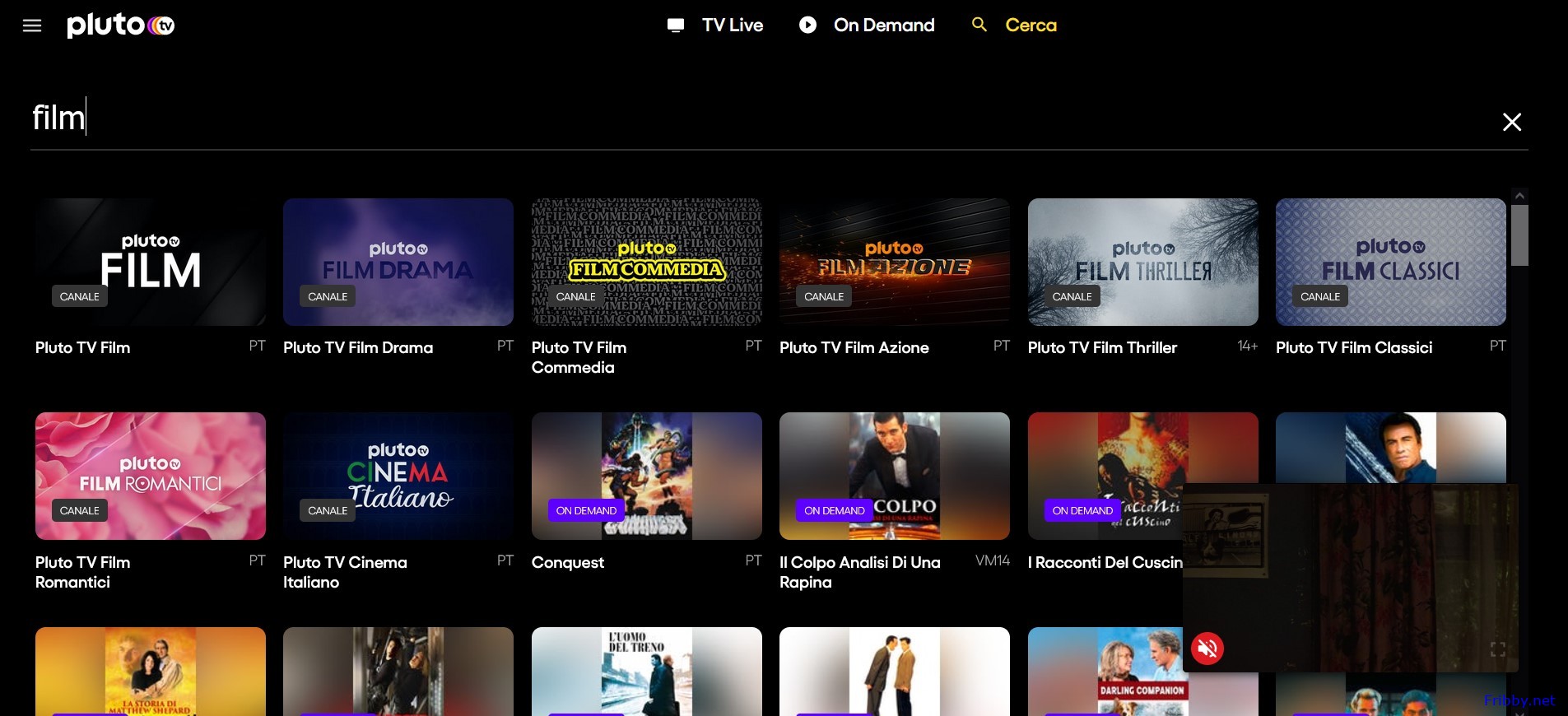 Plutotv Programmi Tv In Diretta E Ondemand Gratis